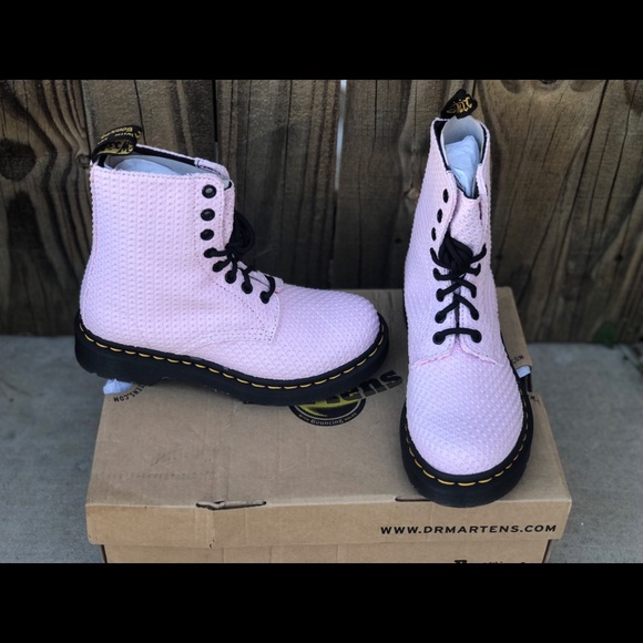 Dr. Martens Shoes - NIB Dr. Martens PageWaffle CottonPink Boots SZ 5